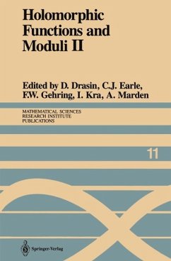 Holomorphic Functions and Moduli II (eBook, PDF)