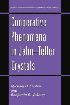 Cooperative Phenomena in Jahn-Teller Crystals (eBook, PDF) - Kaplan, Michael D.; Vekhter, Benjamin G.