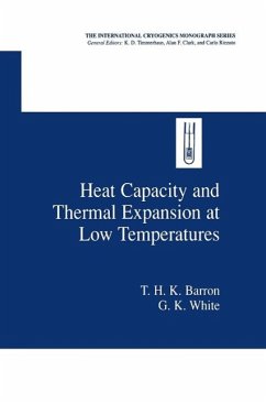 Heat Capacity and Thermal Expansion at Low Temperatures (eBook, PDF) - Barron, T. H. K.; White, G. K.