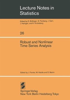 Cover Robust and Nonlinear Time Series Analysis (eBook, PDF)