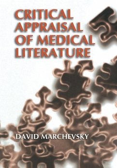 Critical Appraisal of Medical Literature (eBook, PDF) - Marchevsky, David