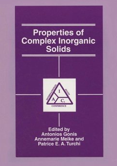 Properties of Complex Inorganic Solids (eBook, PDF)