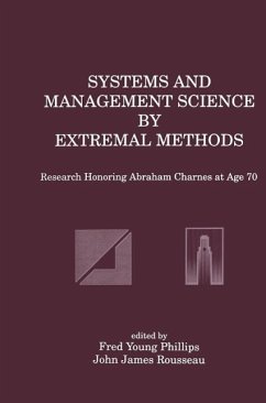 Systems and Management Science by Extremal Methods (eBook, PDF)