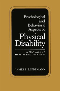Psychological and Behavioral Aspects of Physical Disability (eBook, PDF) - Lindemann, James E.