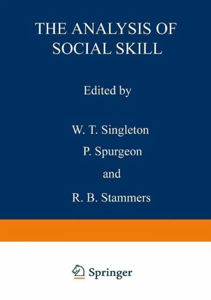 The Analysis of Social Skill (eBook, PDF) The Analysis of Social Skill (eBook, PDF)