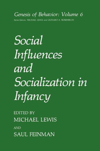 Social Influences and Socialization in Infancy (eBook, PDF) Social Influences and Socialization in Infancy (eBook, PDF)