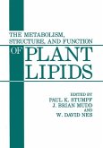 The Metabolism, Structure, and Function of Plant Lipids (eBook, PDF)