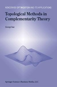 Topological Methods in Complementarity Theory (eBook, PDF) - Isac, G.