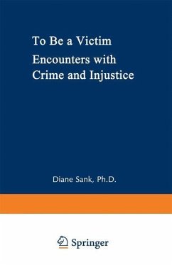 To Be a Victim (eBook, PDF) - Sank, Diane; Caplan, David I.