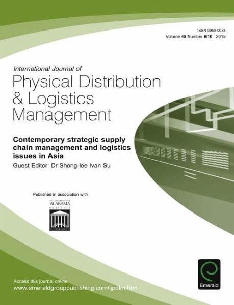 Contemporary Strategic Supply Chain Management and Logistics Issues in Asia (eBook, PDF) Contemporary Strategic Supply Chain Management and Logistics Issues in Asia (eBook, PDF)