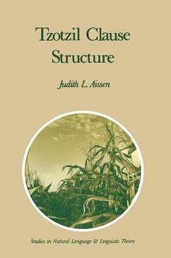 Tzotzil Clause Structure (eBook, PDF) - Aissen, J.