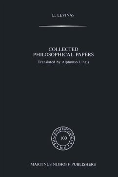 Collected Philosophical Papers (eBook, PDF) - Levinas, E.