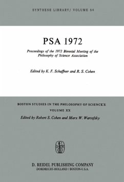 Proceedings of the 1972 Biennial Meeting of the Philosophy of Science Association (eBook, PDF)