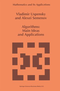 Algorithms: Main Ideas and Applications (eBook, PDF) - Uspensky, Vladimir; Semenov, A. L.