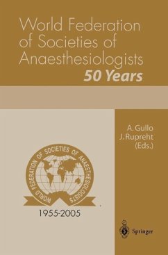 Cover World Federation of Societies of Anaesthesiologists 50 Years (eBook, PDF)