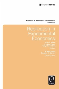 Cover Replication in Experimental Economics (eBook, ePUB)