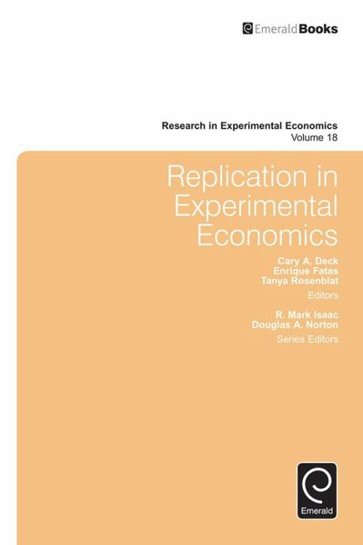 Replication in Experimental Economics (eBook, ePUB) Replication in Experimental Economics (eBook, ePUB)