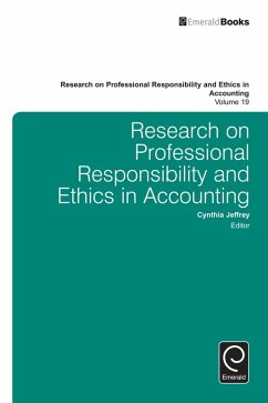 Research on Professional Responsibility and Ethics in Accounting (eBook, ePUB)