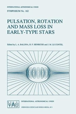 Cover Pulsation, Rotation and Mass Loss in Early-Type Stars (eBook, PDF)