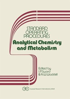 Standard Operating Procedures Analytical Chemistry and Metabolism (eBook, PDF)