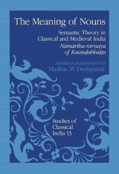 The Meaning of Nouns (eBook, PDF) - Deshpande, M. M.