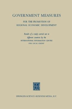 Government Measures for the Promotion of Regional Economic Development (eBook, PDF)