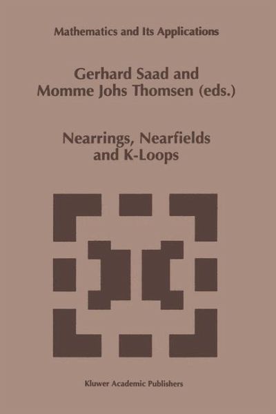 Nearrings, Nearfields and K-Loops (eBook, PDF)