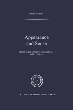 Appearance and Sense (eBook, PDF) - Shpet, Gustav