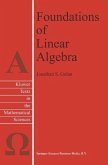 Foundations of Linear Algebra (eBook, PDF)