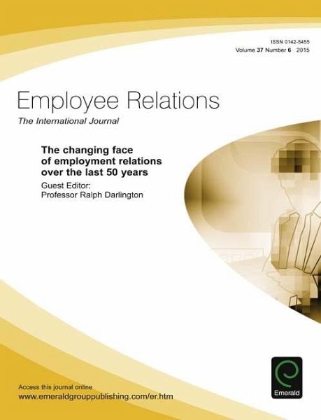 changing face of employment relations over the last 50 years (eBook, PDF) changing face of employment relations over the last 50 years (eBook, PDF)