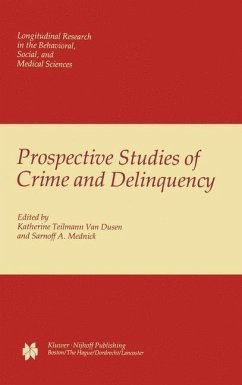 Prospective Studies of Crime and Delinquency (eBook, PDF)