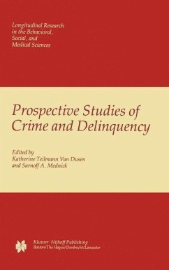 Cover Prospective Studies of Crime and Delinquency (eBook, PDF)