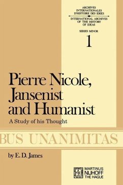 Pierre Nicole, Jansenist and Humanist (eBook, PDF) - James, E. D.