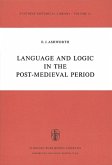 Language and Logic in the Post-Medieval Period (eBook, PDF)