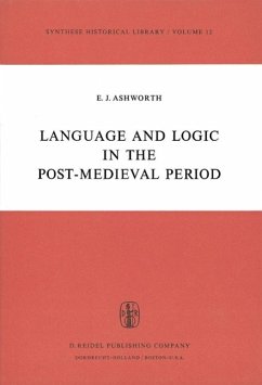 Language and Logic in the Post-Medieval Period (eBook, PDF) - Ashworth, E. J.