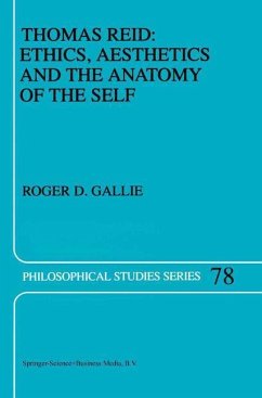 Thomas Reid: Ethics, Aesthetics and the Anatomy of the Self (eBook, PDF) - Gallie, R. D.