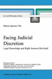 Facing Judicial Discretion (eBook, PDF) - Iglesias Vila, M.