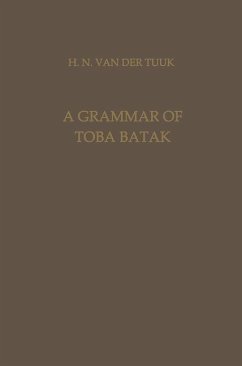 Cover A Grammar of Toba Batak (eBook, PDF)