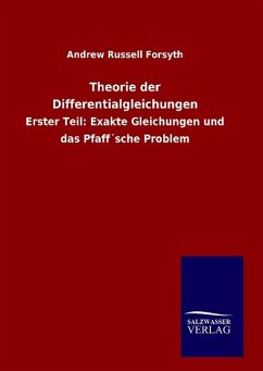 Theorie der Differentialgleichungen - Forsyth, Andrew Russell