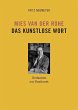 Mies van der Rohe. Das kunstlose Wort - Bild 1