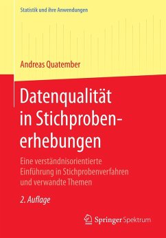 Datenqualität in Stichprobenerhebungen (eBook, PDF) - Quatember, Andreas