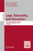 Logic, Rationality, and Interaction (eBook, PDF)