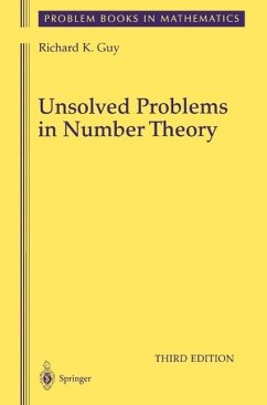 Unsolved Problems in Number Theory (eBook, PDF) - Guy, Richard