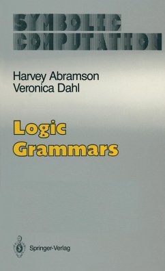 Logic Grammars (eBook, PDF) - Abramson, Harvey; Dahl, Veronica