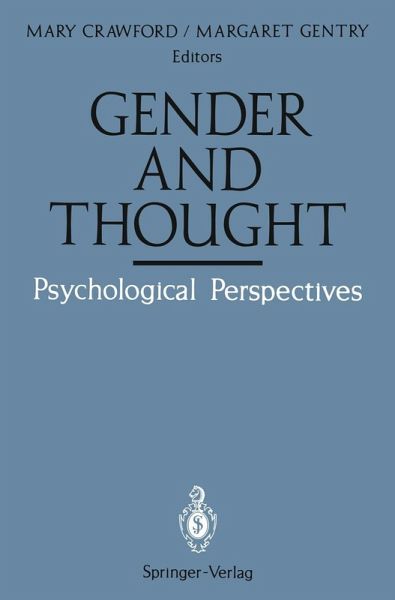 Gender and Thought: Psychological Perspectives (eBook, PDF)