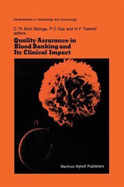 Cover Quality Assurance in Blood Banking and Its Clinical Impact (eBook, PDF)