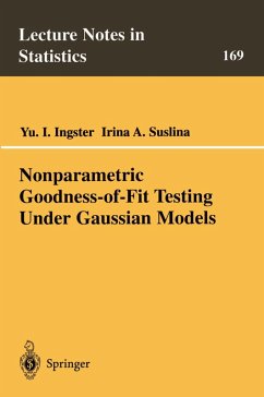 Nonparametric Goodness-of-Fit Testing Under Gaussian Models (eBook, PDF) - Ingster, Yuri; Suslina, I. A.
