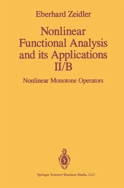 Nonlinear Functional Analysis and its Applications (eBook, PDF) - Zeidler, E.