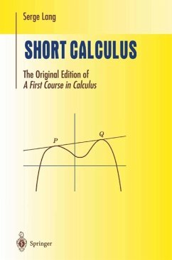Cover Short Calculus (eBook, PDF)