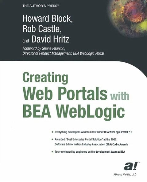Creating Web Portals with BEA WebLogic (eBook, PDF) Creating Web Portals with BEA WebLogic (eBook, PDF)